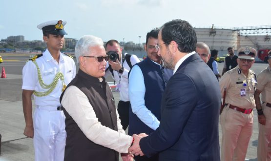 21.05.2026:    President of the Republic of Cyprus Nikos Christodoulides who was in Mumbai for a Business Summit, left from Mumbai this afternoon. The President was seen off by Maharashtra Governor Jishnu Dev Varma, Chief Minister Devendra Fadnavis, Protocol Minister  Jaykumar Rawal and others at the Chhatrapati Shivaji Maharaj International Airport, Mumbai.