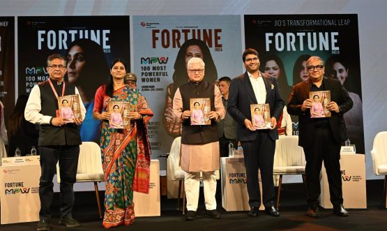 10.07.2026:Maharashtra Governor Jishnu Dev Varma today attended the inauguration of the Fortune India - 100 Most Powerful Women awards ceremony at Hotel Four Seasons, Worli, Mumbai. The Governor launched the latest issue of 'Fortune India' magazine on the occasion. Union Minister of State for Health and Family Welfare Anupriya Patel, Vice Chairman of RP Sanjeev Goenka Group Shashwat Goenka, MD & CEO of National Stock Exchange Ashishkumar Chouhan and Chief Editor of Fortune India Saurav Mujumdar were present.  Chairperson of Reliance Foundation Nita Ambani, former Union Minister Smriti Irani, Co Founder of the AZB Corporate Law firm Zia Mody, Neerja Birla and others were present.