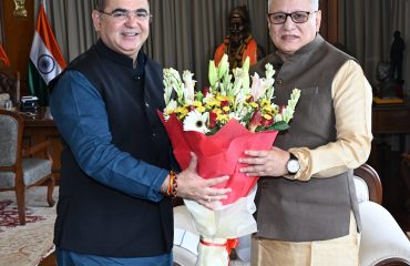 13.07.2026: पणन व राजशिष्टाचार मंत्री जयकुमार रावल यांनी महाराष्ट्राचे राज्यपाल जिष्णु देव वर्मा यांची लोकभवन, मुंबई येथे सदिच्छा भेट घेतली.