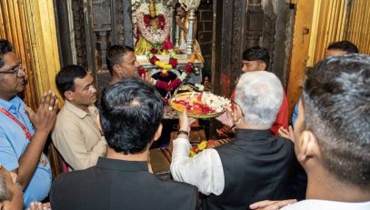 राज्यपाल जिष्णु देव वर्मा यांनी घेतले श्री तुळजाभवानी देवींचे दर्शन
