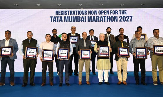 31.07.2026: The registration process for the Tata Mumbai Marathon, scheduled to be held on 17 January 2027, was formally launched by State Governor Jishnu Dev Varma in Mumbai. Congratulating the organisers, the Governor noted that the Mumbai Marathon has become the world's largest inclusive marathon in terms of participant numbers. He also expressed satisfaction that the marathon has been instrumental in promoting various social initiatives.  Vice Admiral Sanjay Vatsayan, Flag Officer Commanding-in-Chief of the Western Naval Command; Lt Gen D. S. Kushwah, GOC, Maharashtra, Gujarat and Goa Area; MD of Procam International Anil Singh; Joint Director Vivek Singh; and representatives of the marathon's sponsoring organisations were present.