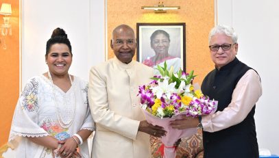 Governor meets on former President of India Ram Nath Kovind