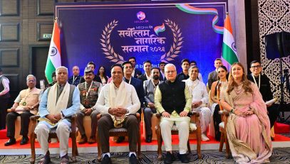 23.08.2026: राज्यपाल जिष्णु देव वर्मा यांनी विज्ञान, संशोधन, संरक्षण, शिक्षण, आरोग्य, संगीत, कला-संस्कृती, चित्रपट, सामाजिक कार्य आणि अध्यात्म अशा विविध क्षेत्रांत उल्लेखनीय कार्य करणाऱ्या १८ व्यक्तींना ‘सर्वोत्तम नागरिक सन्मान-२०२६’ प्रदान केला. मेघाश्रेय फाउंडेशन या संस्थेतर्फे मुंबई येथे या सन्मान सोहळ्याचे आयोजन करण्यात आले होते.  यावेळी माहिती तंत्रज्ञान आणि सांस्कृतिक कार्य मंत्री ॲड. आशिष शेलार, रा.स्व. संघाचे अखिल भारतीय संघटन प्रभारी रामलालजी,   मेघाश्रेय फाउंडेशनच्या अध्यक्ष सीमा सिंह   यांच्यासह विविध क्षेत्रांतील मान्यवर उपस्थित होते.  यावेळी राज्यपालांच्या हस्ते पार्श्वगायक हरीहरन, आयसीटीचा माजी प्रमुख प्रा. ज्येष्ठराज जोशी,   परमवीर चक्र विजेते मानद कॅप्टन योगेंद्र सिंह यादव, अध्यात्मिक वक्त्या जया किशोरी, खासदार व भोजपुरी तसेच हिंदी कलाकार रवी किशन,  ॲसिड हल्ल्यातील पीडितांच्या हक्कांसाठी सामाजिक लढा देणाऱ्या लक्ष्मी अग्रवाल, शेफ संजीव कपूर,  अभिनेते अशोक सराफ, अभिनेते दिग्दर्शक सुभाष  घई, डॉ. देवांश धनगर – (संगणकशास्त्र आणि तंत्रज्ञान क्षेत्रातील उल्लेखनीय कार्य), सलीम मर्चंट (संगीत), सुजय जयराज ००(शालेय शिक्षण), जलील डी. पारकर, केदार जोशी,  अभिमन्यू सिंह (अभिनय), अहमद खान (नृत्यदिग्दर्शन),  भूमी पेडणेकर,  अभिषेक सिंह आदींना सन्मानित करण्यात आले.