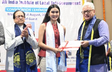 31.08.2026 : राज्यपालांच्या उपस्थितीत अखिल भारतीय स्थानिक स्वराज्य संस्थेचा पदवीदान सोहळा संपन्न