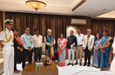 04.09.2026 : महाराष्ट्र सदनातील भव्य गणेशोत्सवाचे राज्यपालांना निमंत्रण