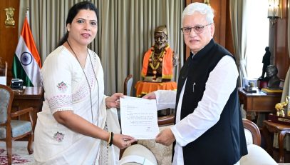 09.09.2026: बृहन्मुंबईच्या महापौर रितू तावडे यांनी महाराष्ट्राचे राज्यपाल जिष्णु देव वर्मा यांची लोकभवन, मुंबई येथे सदिच्छा भेट घेतली.