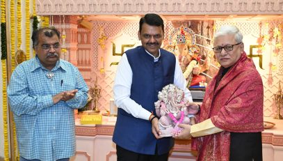 24.09.2026 : Governor visit CM residence for Ganesh Darshan