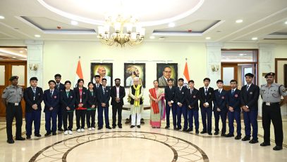 06.10.2026 : Governor Jishnu Dev Varma Interacts with Students of Assam Rifles Public School