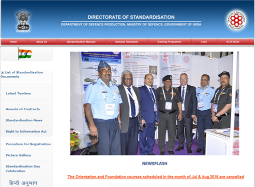 Directorate of Standardization for Defence Standards