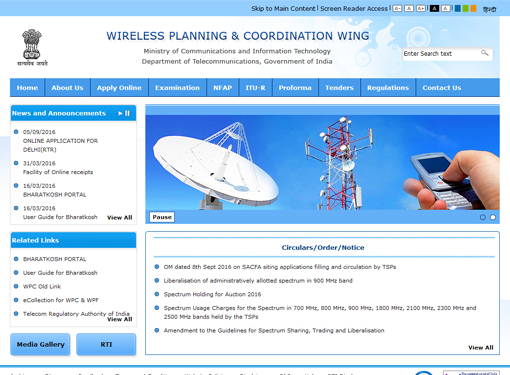 Wireless Planning & Coordination Wing, DOT