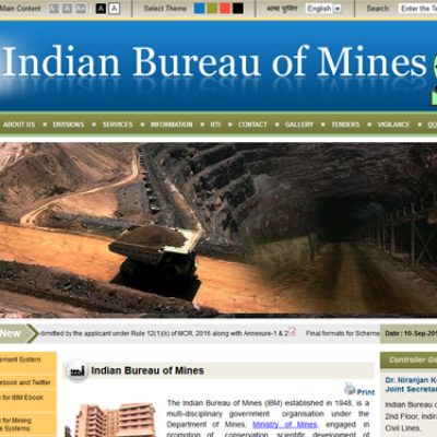 Indian Bureau of Mines, Ministry of Mines GoI