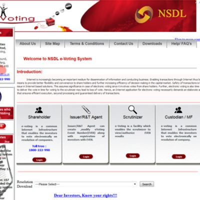 NSDL e-Voting System