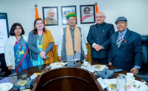 Interaction with Officers & Facilitation of essay writing winners mark the special event