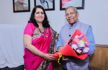 Welcome of Prof. D P Verma by the Member Secretary
