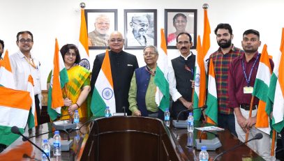 Har Ghar Tiranga Celebration on the occasion 79th Independence Day at the Law Commission of India, under the Chairmanship of Justice Dinesh Maheshwari,Hon’ble Chairperson