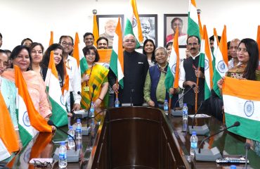 Har Ghar Tiranga Celebration on the occasion 79th Independence Day at the Law Commission of India, under the Chairmanship of Justice Dinesh Maheshwari,Hon’ble Chairperson