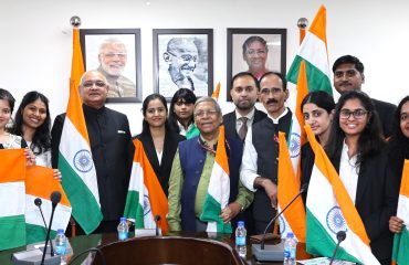 Har Ghar Tiranga Celebration on the occasion 79th Independence Day at the Law Commission of India, under the Chairmanship of Justice Dinesh Maheshwari,Hon’ble Chairperson