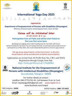 Yoga Day Flyer 2025