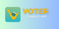 Voter turn out app icon
