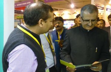 Worthy Chief Secretary Haryana on HSSCA Stall during his visit in Agri Summit