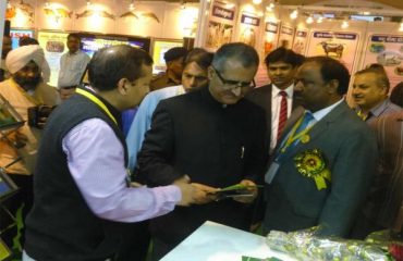 Sh. Dhanpat Singh, IAS, ACS DoA&FW during his visit in Agri Summit