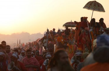स्नान पर्व के दौरान शोभा यात्रा