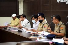 Divisional review meeting of Excise department and Law and Order;?>