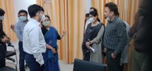 Inspection of Medical College, Allipur (under construction), District Women's Hospital and District Men's Hospital;?>