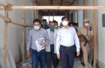 Inspection of Medical College, Allipur (under construction)