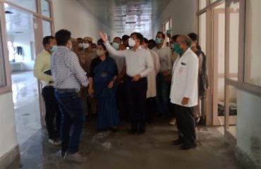 Inspection of Medical College, Allipur (under construction), District Women's Hospital and District Men's Hospital