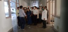 Inspection of Medical College, Allipur (under construction), District Women's Hospital and District Men's Hospital;?>