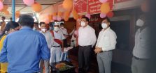 Distribution of free ration bags under Pradhan Mantri Garib Kalyan Anna Yojana;?>