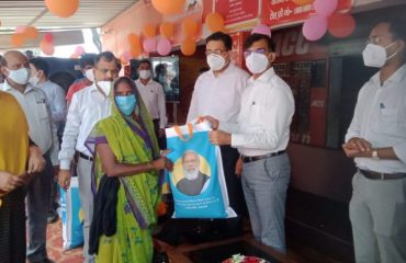 Distribution of free ration bags under Pradhan Mantri Garib Kalyan Anna Yojana
