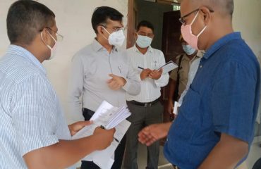 Surprise Inspection of Uttar Pradesh Joint Entrance Examination B.ED 2021-22 Examination Centres