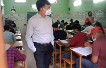 Surprise Inspection of Uttar Pradesh Joint Entrance Examination B.ED 2021-22 Examination Centres