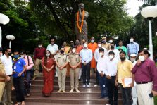 Grand event to celebrate Amrit Mahotsav, Chauri-Chaura Shatabdi Mahotsav and Kakori Train incident was organised;?>