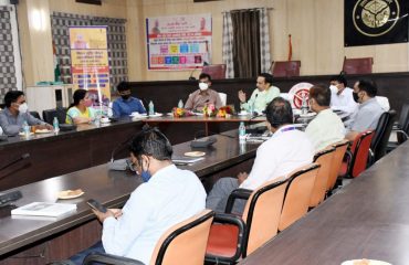 ACS Urban Development, Dr. Rajneesh Dubey reviewing the Progress of the PM Svanidhi Yojna