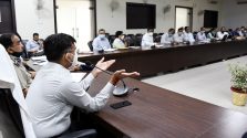 Meeting regarding Strengthening of Infrastructure Facilities with respect to Mahakumbh-2025;?>