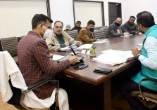Meeting to review the status of paddy purchase 23-12-21