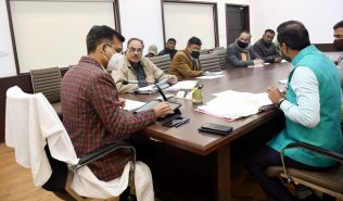 Meeting to review the status of paddy purchase 23-12-21