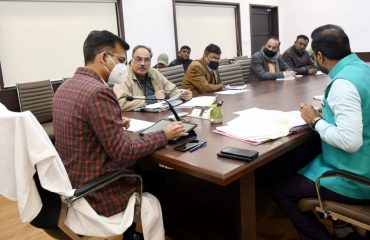 Meeting to review the status of paddy purchase 23-12-21