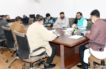 Meeting to review the status of paddy purchase 23-12-21