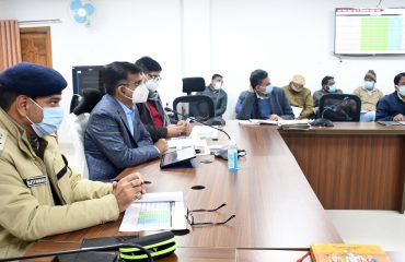 Progress review meeting of Magh Mela 31-12-21