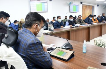 Progress review meeting of Magh Mela 31-12-21