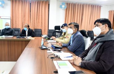 Progress review meeting of Magh Mela 31-12-21