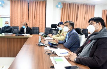 Progress review meeting of Magh Mela 31-12-21