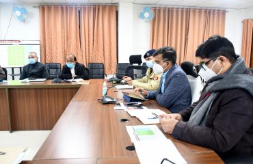 Progress review meeting of Magh Mela 31-12-21