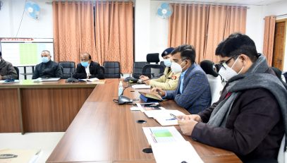 Progress review meeting of Magh Mela 31-12-21