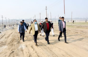 Surprise inspection of Mela works 25-12-2021
