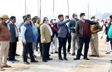 Surprise inspection of Mela works 25-12-2021